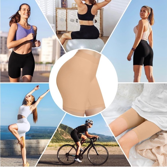 Seamless Slimming Shapewear Slip Shorts Underwear in Nude, Women’s Size Medium. - Picture 14 of 16